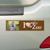 Lowland Gorilla Bumpersticker (Op auto)