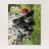 Lowland silverback gorilla legpuzzel (Verticaal)