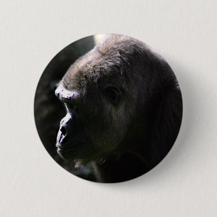 Lowland Westerne Gorilla Ronde Button 5,7 Cm