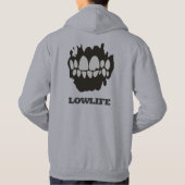 LOWLIFE - Tröja - Mönster rygg Hoodie (Achterkant)