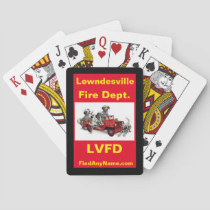 Lowndesville VFD Dalmaties Speelkaarten