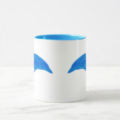 Lowpoly Jumping Dolphin Mok (Midden)