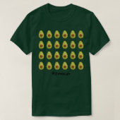 LowPolyArt Hashtag Avocado Parade  T-shirt (Design voorkant)