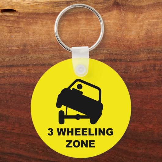 Lowrider 3 Wielzone Sleutelhanger (Achterkant)