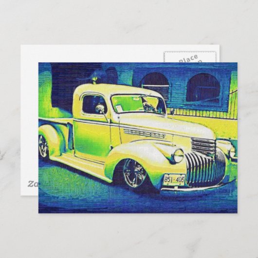 Lowrider  Automobile Briefkaart (Voorkant / Achterkant)