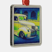 Lowrider  Automobile Metalen Ornament (Rechts)