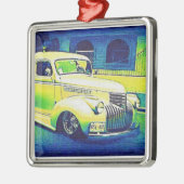 Lowrider  Automobile Metalen Ornament (Links)