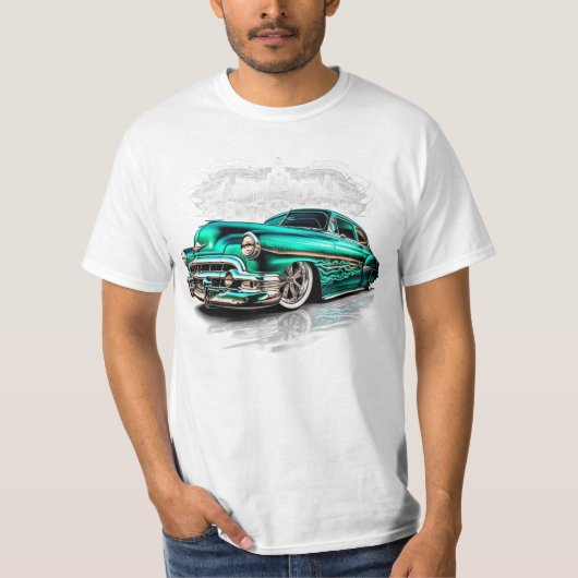 Lowrider Bomb Chevrolet Chevy Low Rider Art T-shirt (Voorkant)