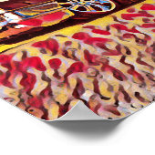 Lowrider Cadillac Low Rider Caddy Art Poster (Hoek)