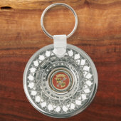 Lowrider Cadillac Low Rider Caddy Wire Sleutelhanger (Voorkant)