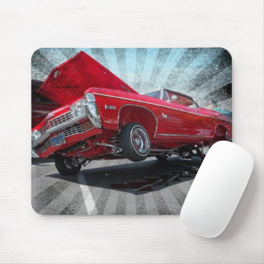 Lowrider Chevrolet Impala Mousepad Muismat (Met muis)