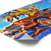 Lowrider Chevrolet Monte Carlo Low Rider Art 70 Poster (Hoek)