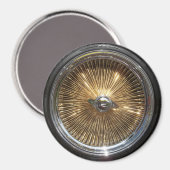 Lowrider draad wielen spaken velgen magneet (Voorkant / Achterkant)