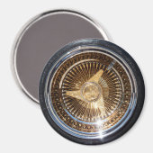 Lowrider draad wielen velgen spaken magneet (Voorkant / Achterkant)