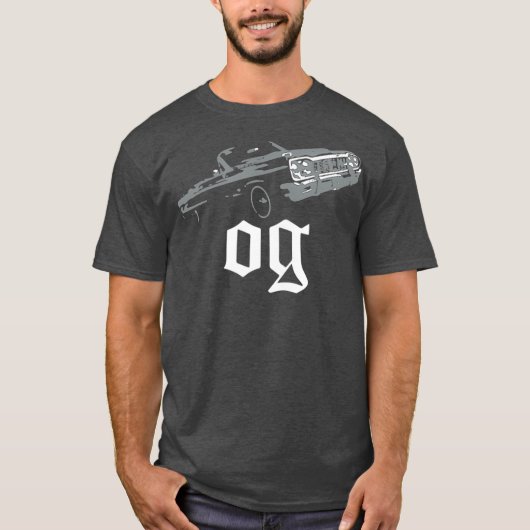 Lowrider Gangster Cholo East LA Cali T-shirt (Voorkant)