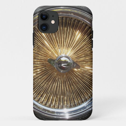 Lowrider Gold Wire Wheels Smartphone Hoesje (Achterkant)