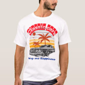 Lowrider klassieke auto Chevrolet Impala T-shirt (Voorkant)