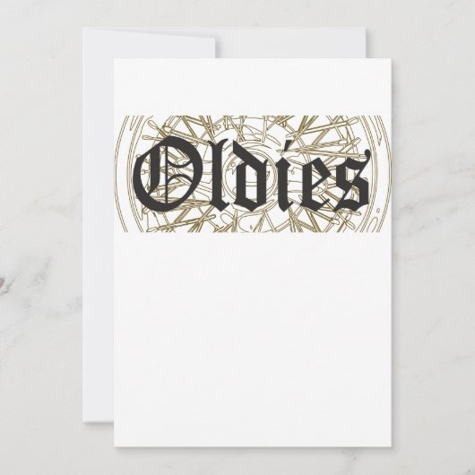 Lowrider Rim Oldies Old School Lowrider Kaart (Voorkant)