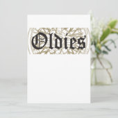 Lowrider Rim Oldies Old School Lowrider Kaart (Staand voorkant)