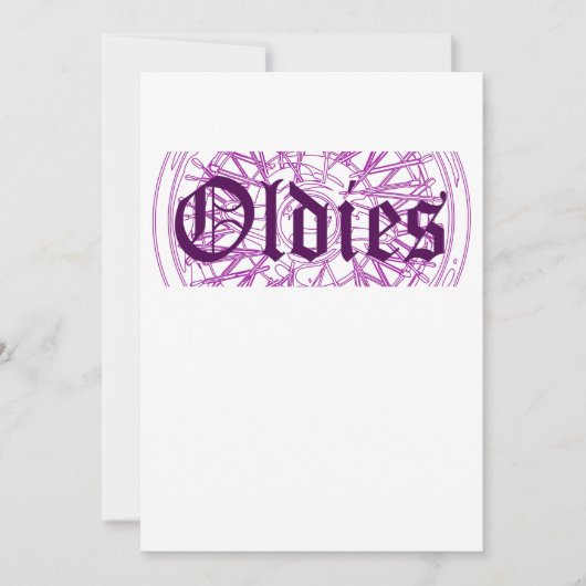 Lowrider Rim Oldies Old School Oldies Kaart (Voorkant)