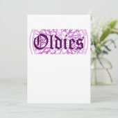 Lowrider Rim Oldies Old School Oldies Kaart (Staand voorkant)