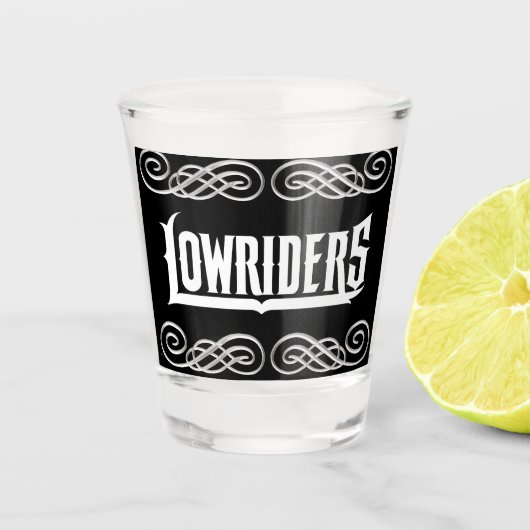 Lowrider Shot Glas (Voorkant)
