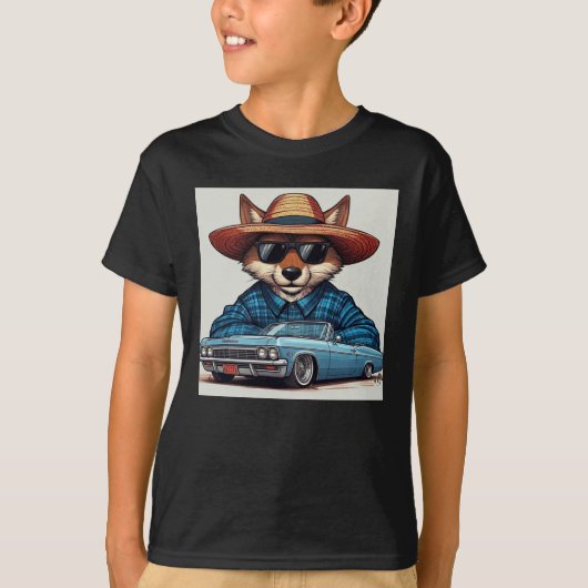 Lowrider Vos T-shirt (Voorkant)