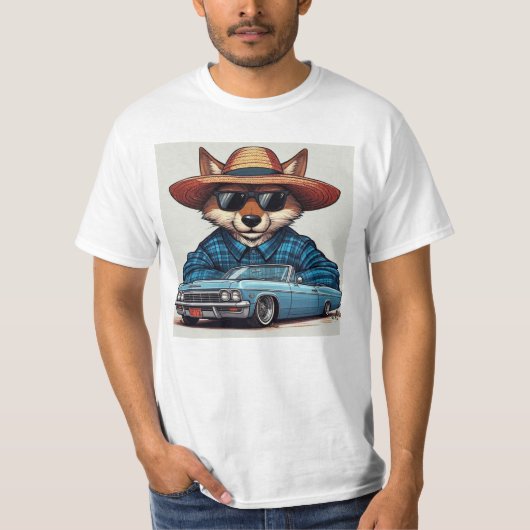 Lowrider Vos T-shirt (Voorkant)