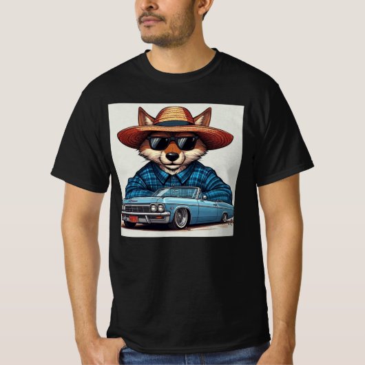 Lowrider Vos T-shirt (Voorkant)