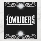 Lowrider Wijn Etiket (Enkel label)