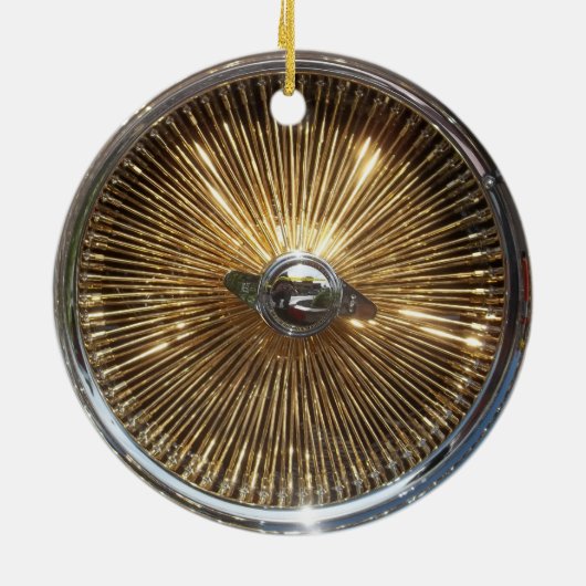 Lowrider Wire Wheels Ornament (Achterkant)
