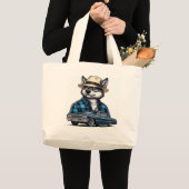 Lowrider Wolf Grote Tote Bag (Voorkant (product))