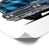 Lowrider Wolf Poster (Hoek)