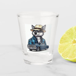 Lowrider Wolf Shot Glas