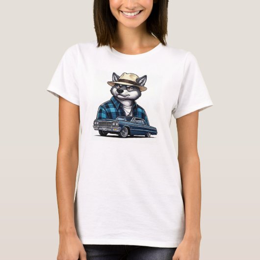 Lowrider Wolf T-shirt (Voorkant)