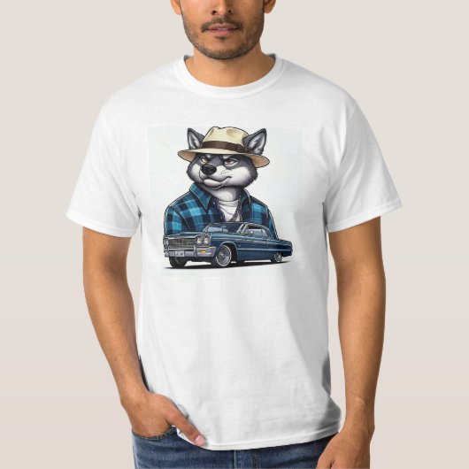 Lowrider Wolf T-Shirt (Voorkant)