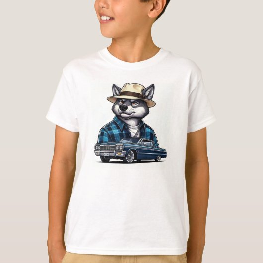 Lowrider Wolf T-shirt (Voorkant)