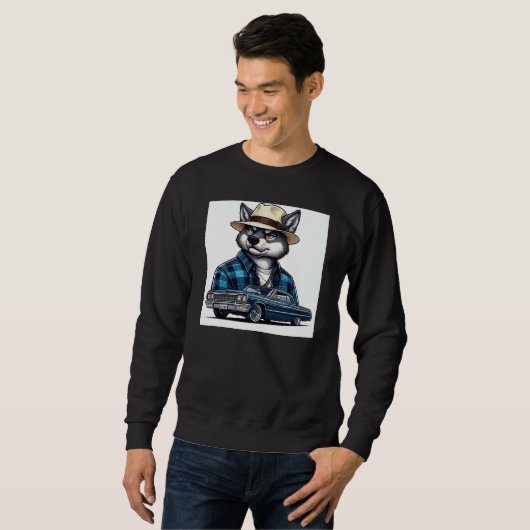 Lowrider Wolf Trui (Voorkant volledig)