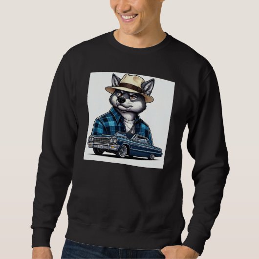 Lowrider Wolf Trui (Voorkant)