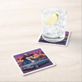 Lowrider Wolfy Kartonnen Onderzetters (Insitu)