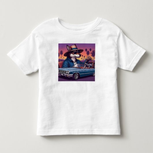 Lowrider Wolfy Kinder Shirts (Voorkant)
