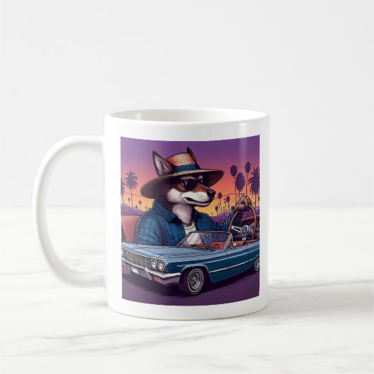 Lowrider Wolfy Koffiemok (Links)