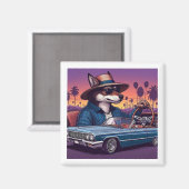Lowrider Wolfy Magneet (Voorkant / Achterkant)