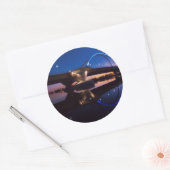 Lowry Sunset Ronde Sticker (Envelop)