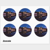 Lowry Sunset Ronde Sticker (Vel)
