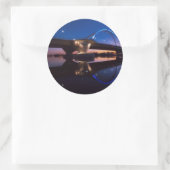 Lowry Sunset Ronde Sticker (Tas)