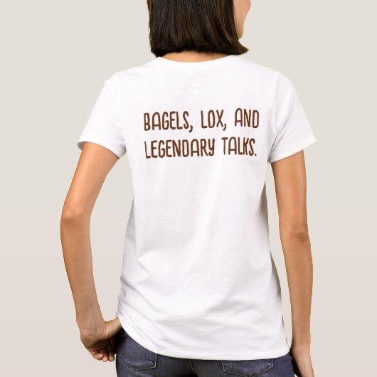 Lox Bagel T-shirt (Achterkant)