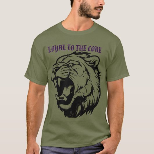 Loyaal aan de kern - Lion Loyalty T-shirt (Voorkant)