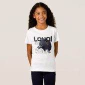 Loyaal als een wolf pack t-shirt (Voorkant volledig)