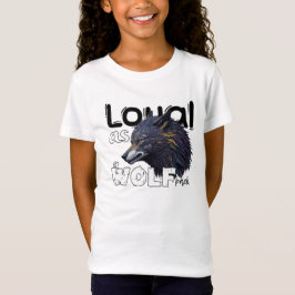 Loyaal als een wolf pack t-shirt